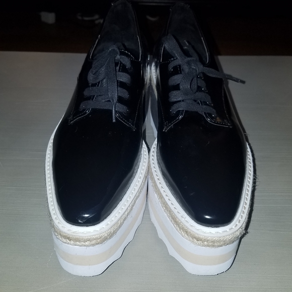 NWOT! MANGO Contrast Platform Size 39 Shoes - Picture 9 of 16